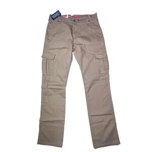 Dickies Flex Cargo Pants Mens 34x34 Khaki Straight Leg Workwear New With Tags